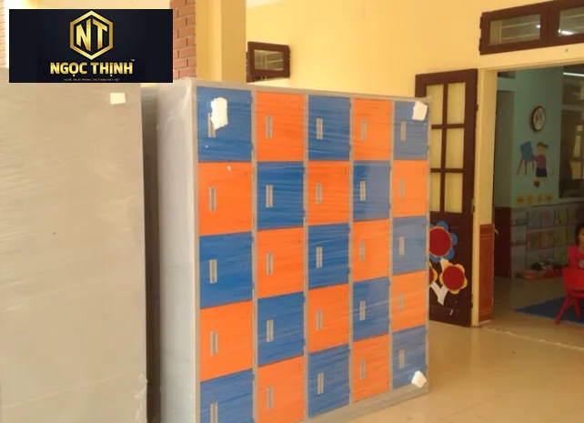 Tủ trường học- Tủ sắt 25 ngăn  25C5K